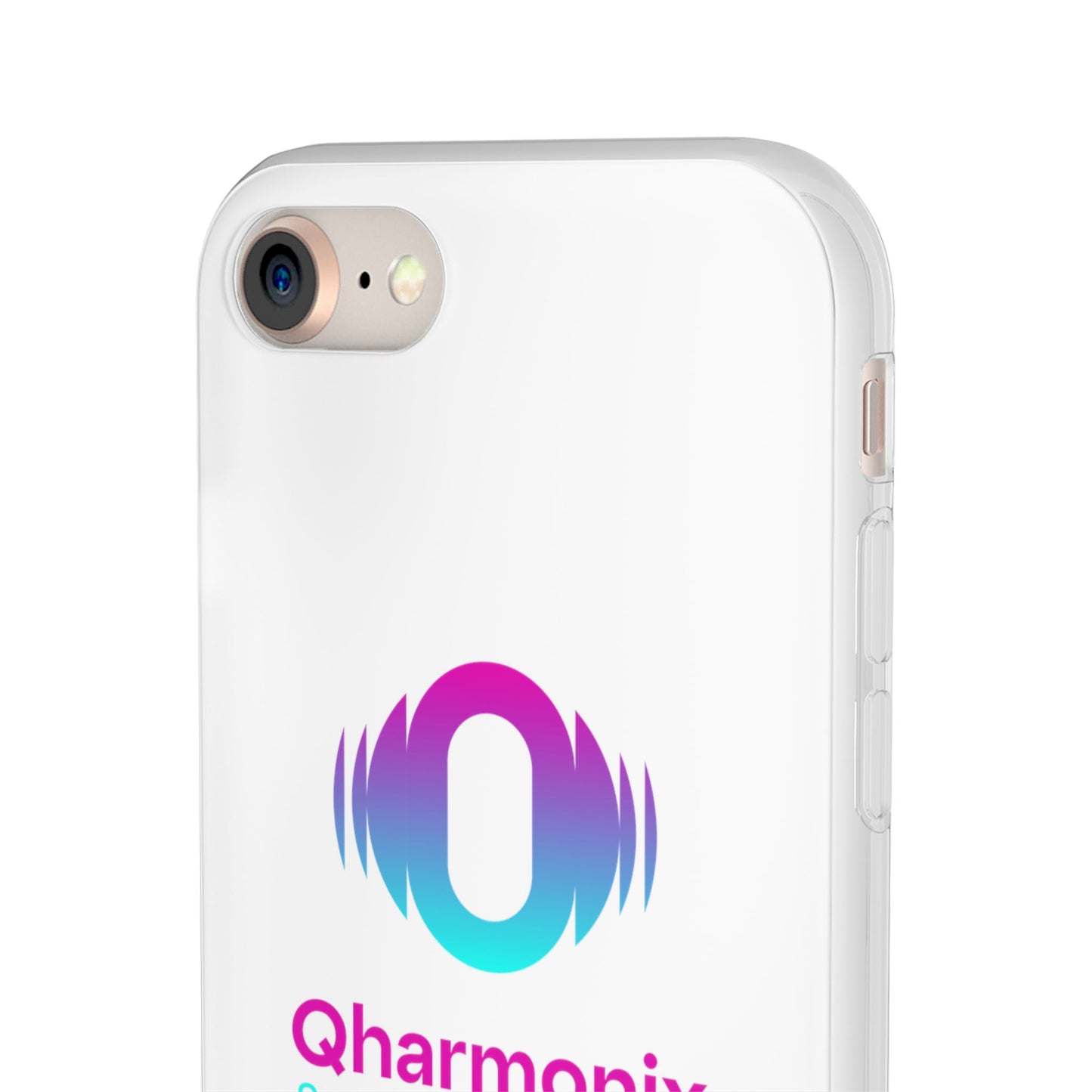 Stylish Phone Case: Qharmonix Sound Well Live Well, Customizable Flexi Cases, Tech Accessory, Unique Gift, Music Lover Merchandise, [...]