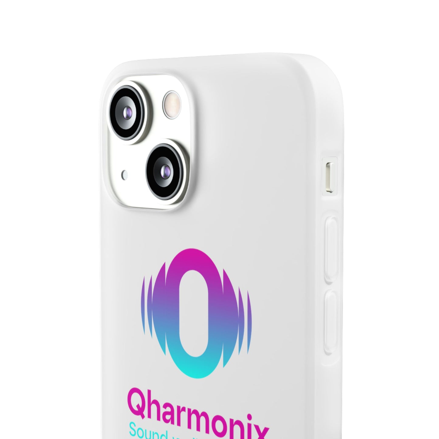 Stylish Phone Case: Qharmonix Sound Well Live Well, Customizable Flexi Cases, Tech Accessory, Unique Gift, Music Lover Merchandise, [...]