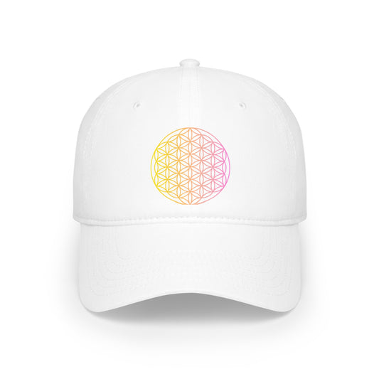 Flower of life plain cap