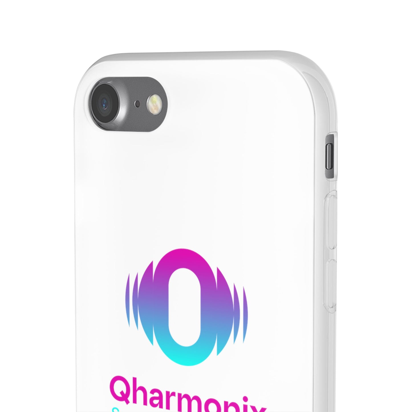 Stylish Phone Case: Qharmonix Sound Well Live Well, Customizable Flexi Cases, Tech Accessory, Unique Gift, Music Lover Merchandise, [...]