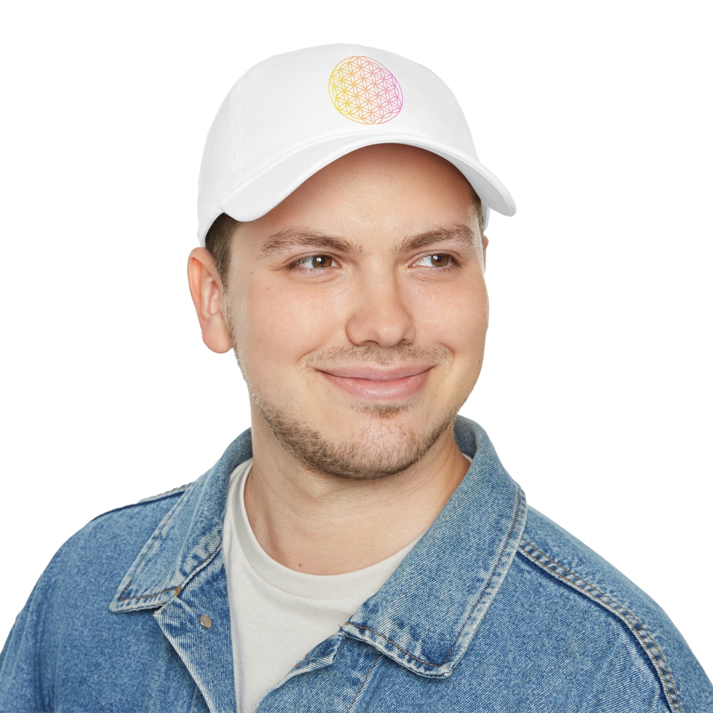 Flower of life plain cap