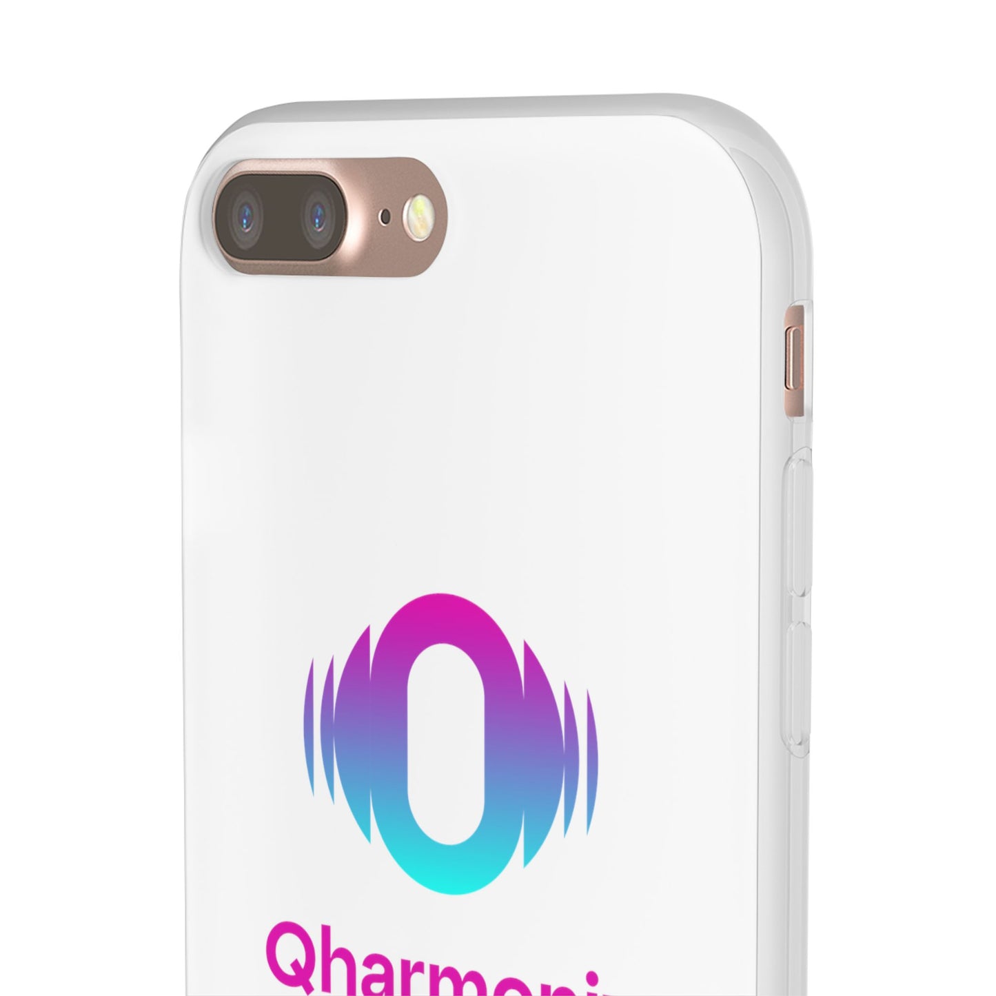 Stylish Phone Case: Qharmonix Sound Well Live Well, Customizable Flexi Cases, Tech Accessory, Unique Gift, Music Lover Merchandise, [...]