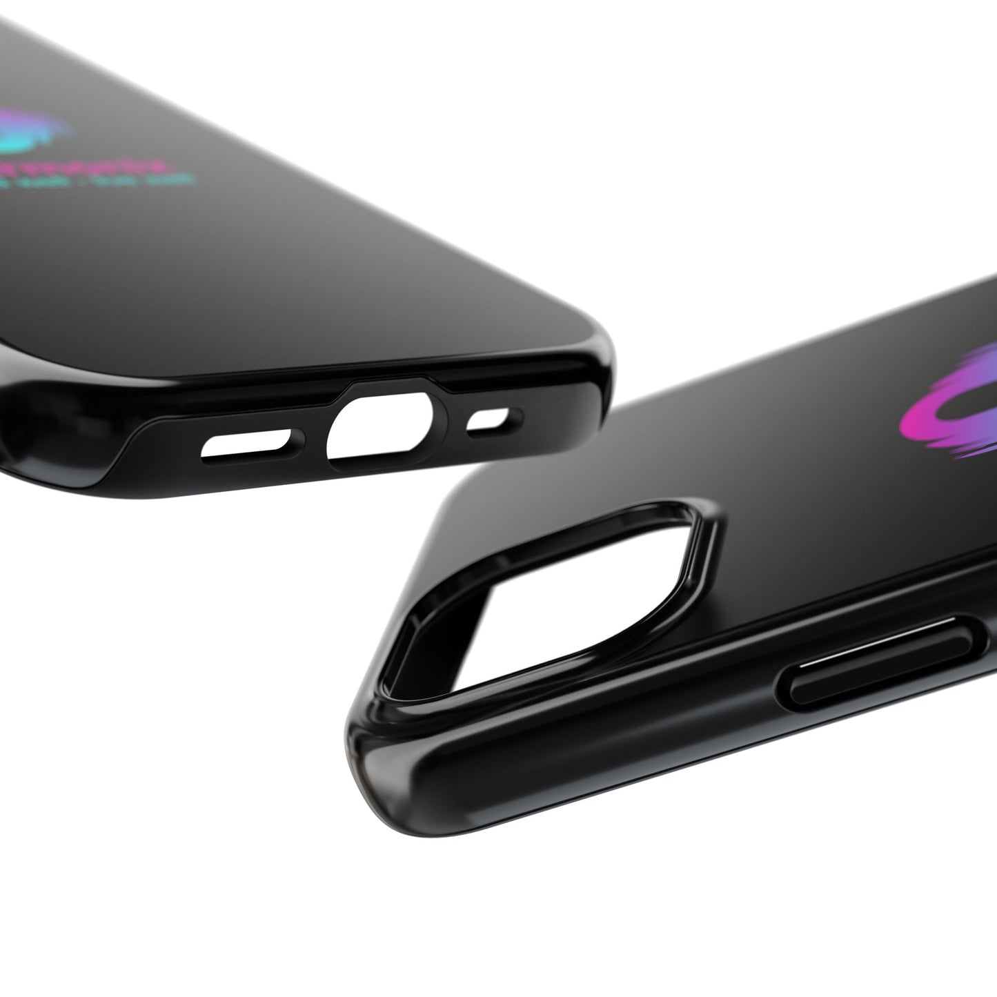 Durable Phone Cases for Music Lovers - Qharmonix Design, iPhone & Android Compatible, Gift for Tech Enthusiasts, Holiday Ready, [...]