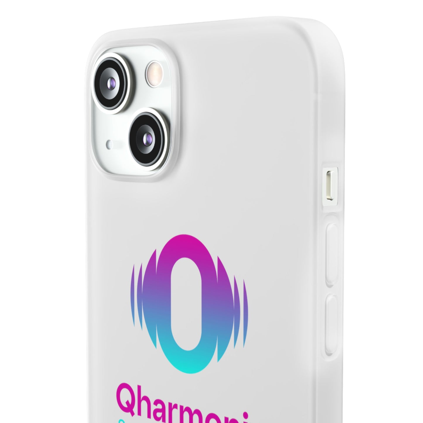 Stylish Phone Case: Qharmonix Sound Well Live Well, Customizable Flexi Cases, Tech Accessory, Unique Gift, Music Lover Merchandise, [...]