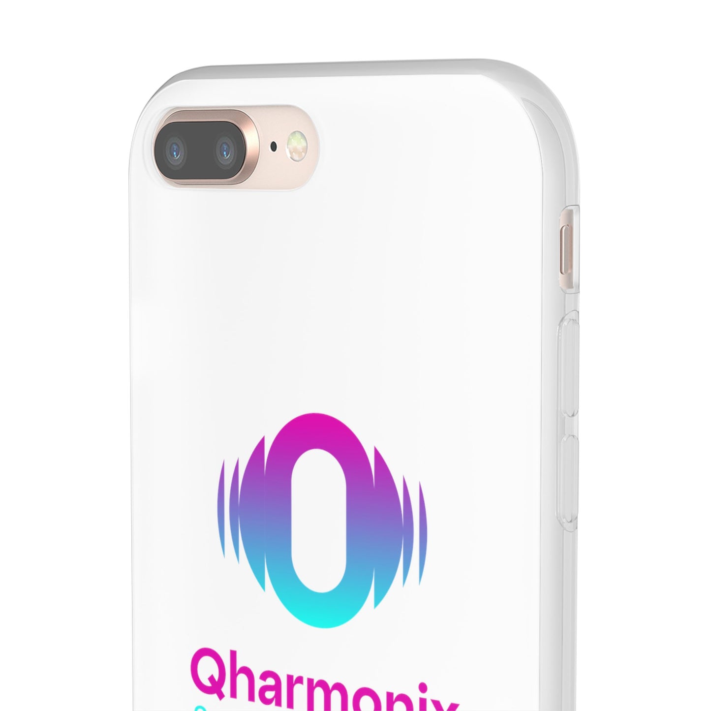 Stylish Phone Case: Qharmonix Sound Well Live Well, Customizable Flexi Cases, Tech Accessory, Unique Gift, Music Lover Merchandise, [...]