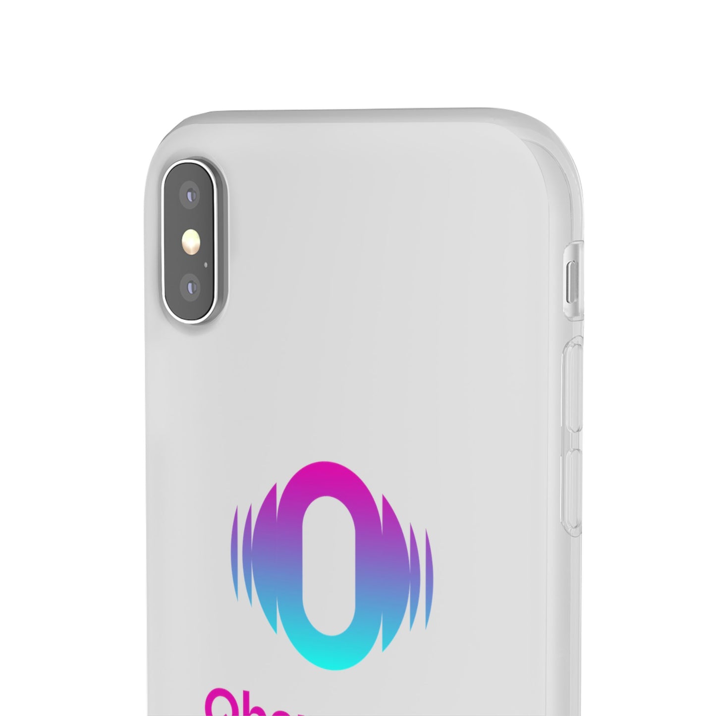 Stylish Phone Case: Qharmonix Sound Well Live Well, Customizable Flexi Cases, Tech Accessory, Unique Gift, Music Lover Merchandise, [...]